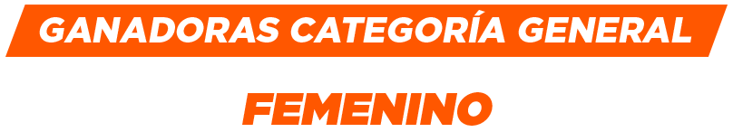 Ganadoras Categoría General